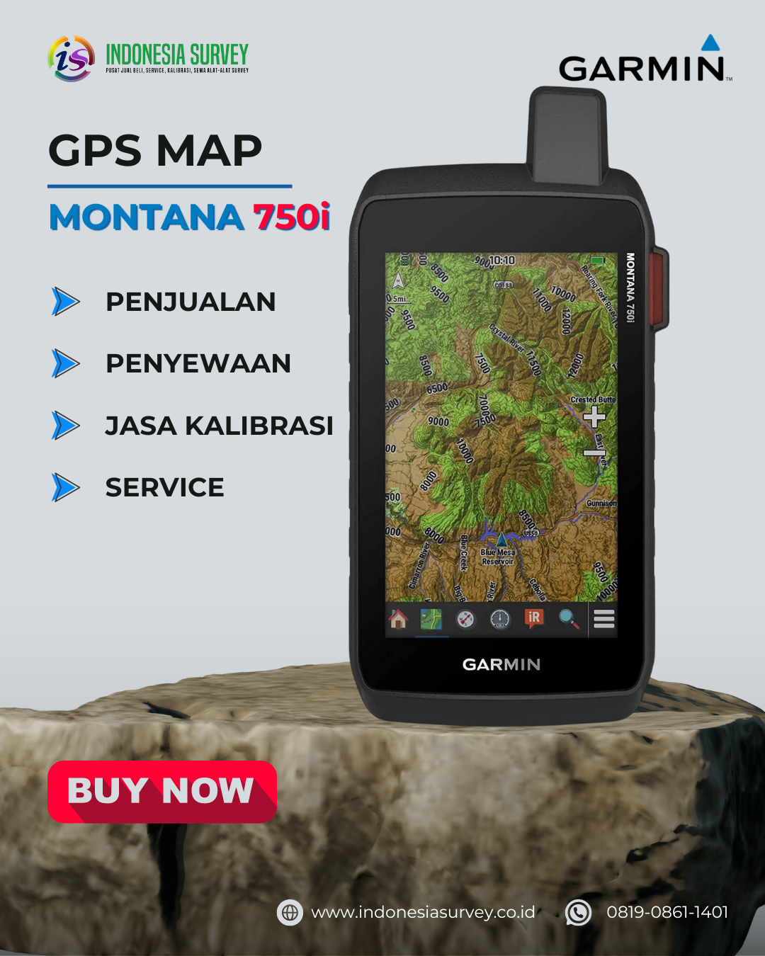 GPS Garmin Montana 750i