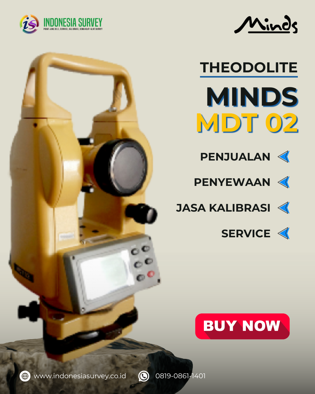 Sewa Theodolite Minds MDT 02