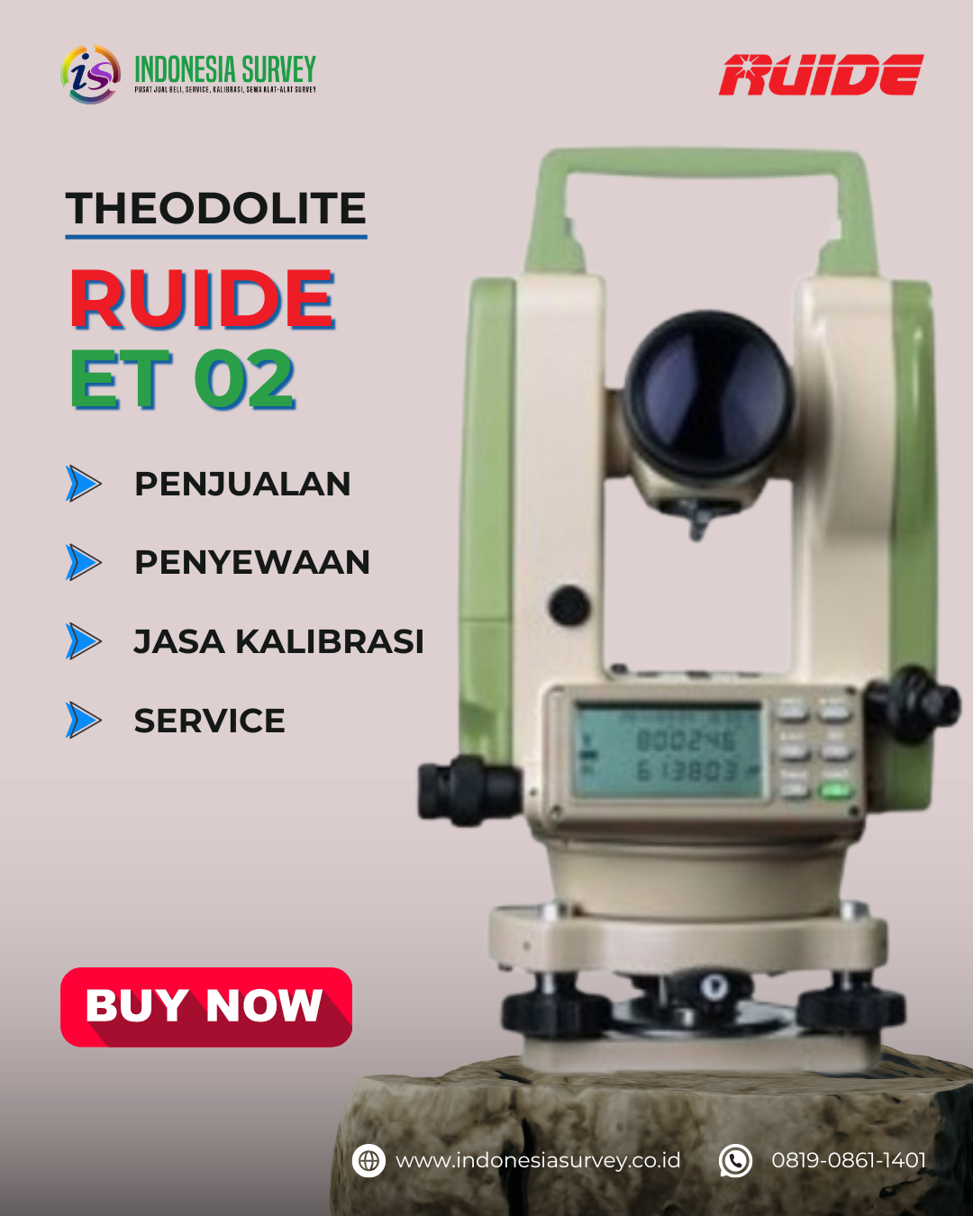 Sewa Theodolite Ruide ET-02