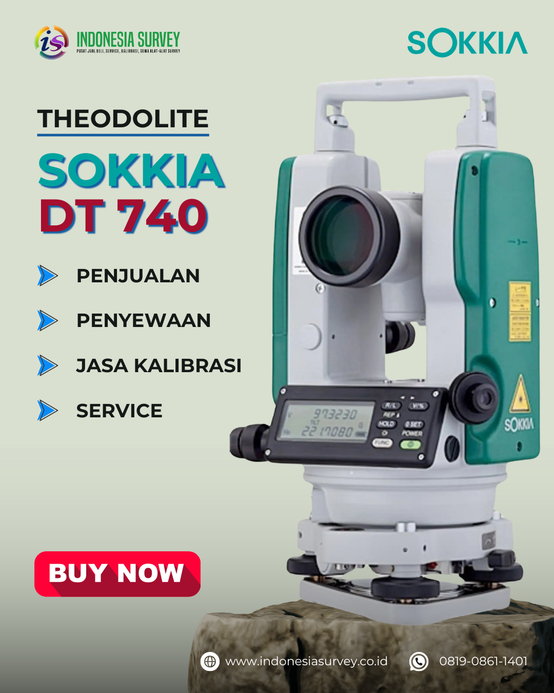 Theodolite Sokkia DT740