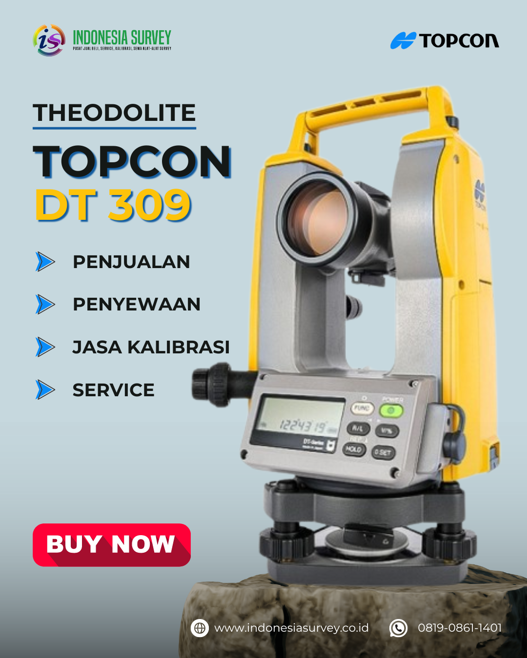 Theodolite Topcon DT 309