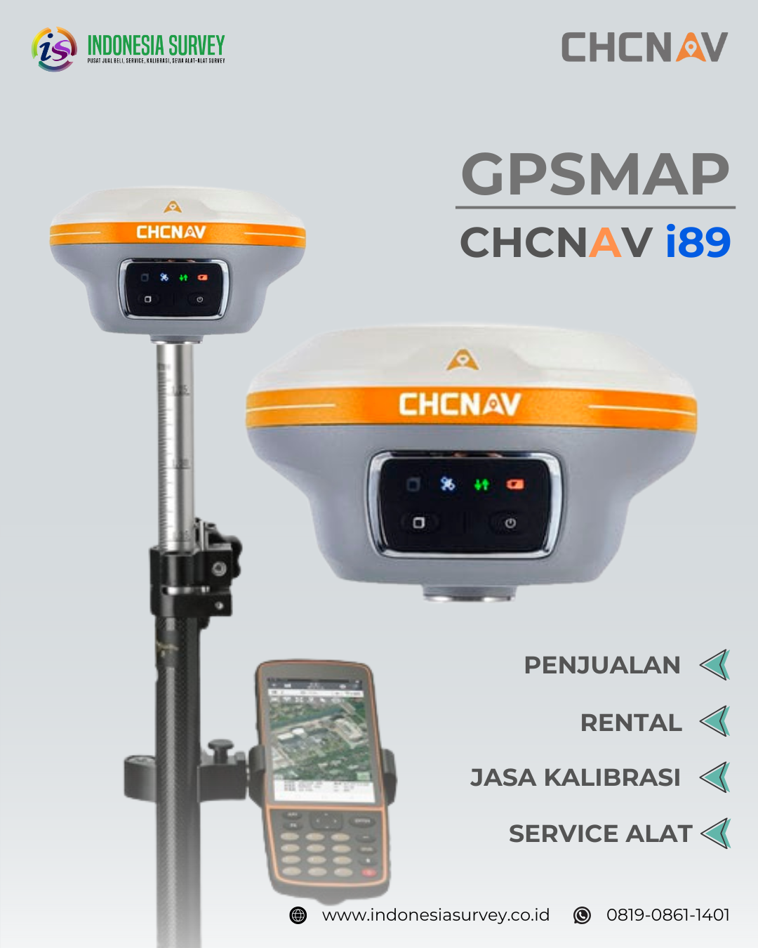 CHCNAV i89 Pocket Visual IMU-RTK GNSS